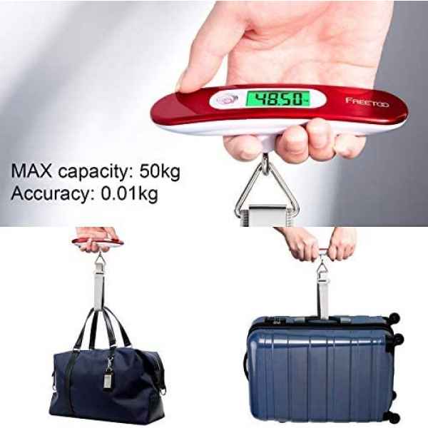 bilancia digitale portatile da viaggio pesa bagagli con funzione di tara 2 tuttogiappone