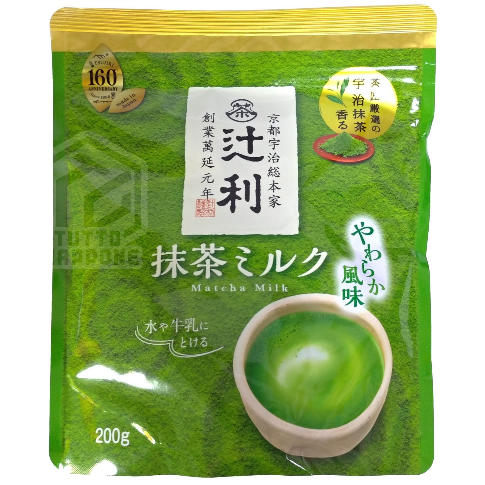 Latte Matcha di Tsujiri, gusto delicato, 200g - TuttoGiappone