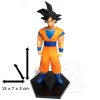 Dragon Ball statuetta di Goku in piedi pronto allo scontro 7 tuttogiappone