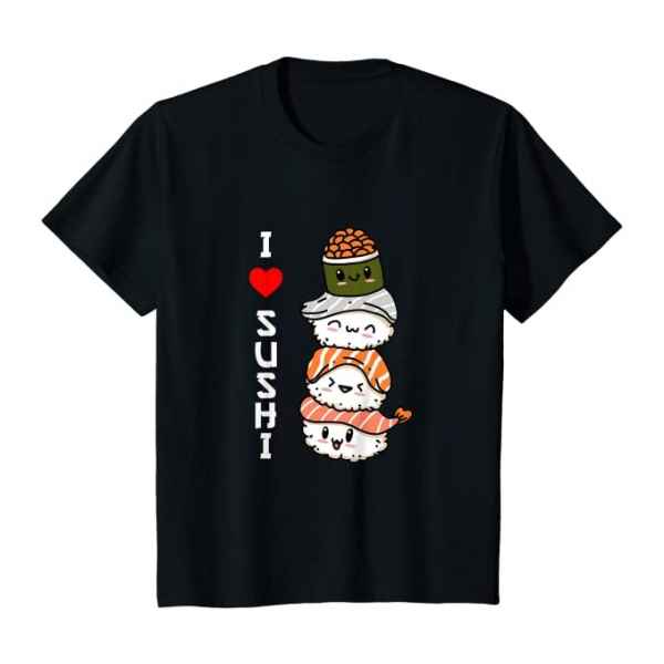 Amo Il Sushi Giappone Cibo Giapponese Maglietta bambini TuttoGiappone
