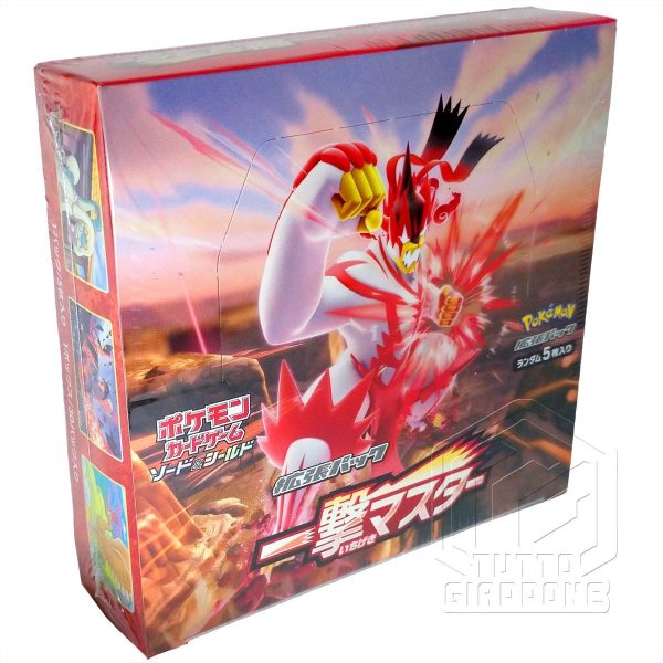 Pokemon Card Game Sword and Shield Expansion Pack One Strike colpo singolo Box fianco2 TuttoGiappone