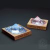 Soprammobile fermacarte in vetro cristallo riproduzione in scala Monte Fuji TuttoGiappone 1