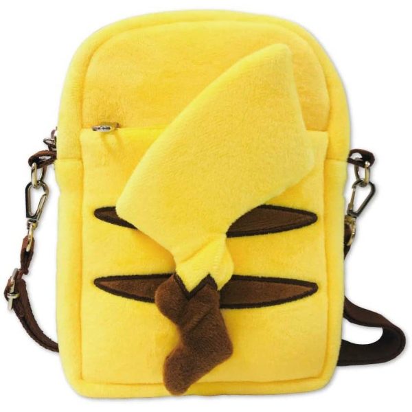 Pokemon borsetta Pikachu in peluche con cinghia 01 TuttoGiappone