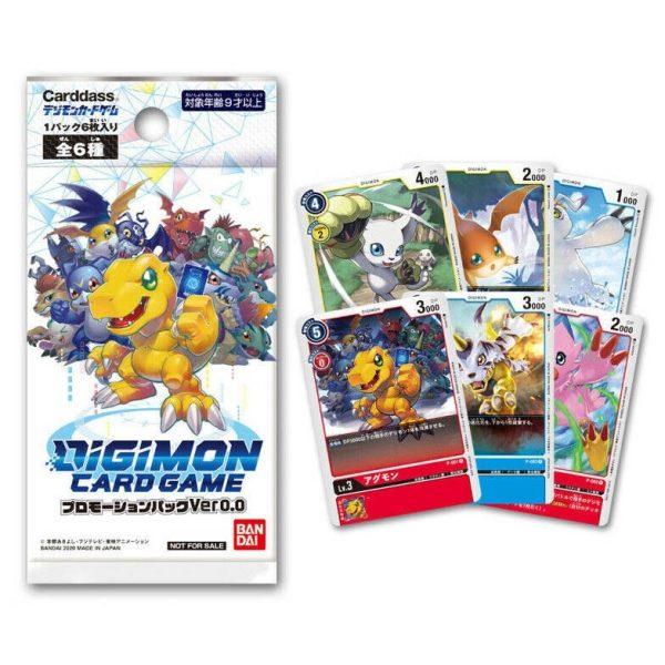 Digimon Card Game Promotion Promo Pack ver0 carte TuttoGiappone
