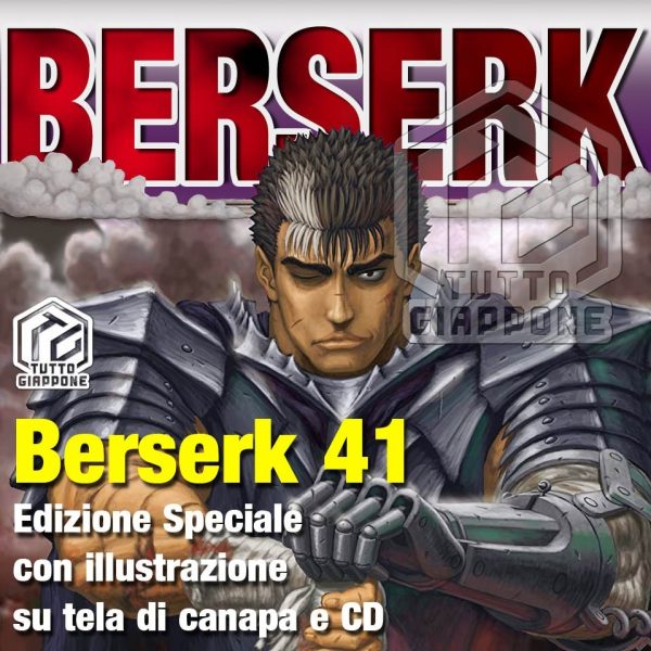 Beserk 41 edizione speciale canvas art CD 3 Kentaro Miura TuttoGiappone
