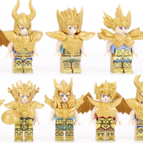 Cavalieri dello Zodiaco Set 18 figure compatibili Lego 033 Saint Seiya TuttoGiappone