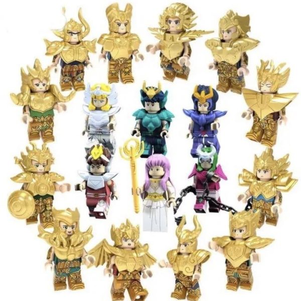 Cavalieri dello Zodiaco Set di 18 figure compatibili Lego 04 Saint Seiya TuttoGiappone