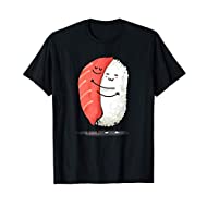 Sushi Hug Each Other Japan T-Shirt Love Sushi Gift Maglietta
