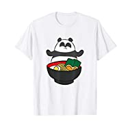 Maglietta ramen con panda