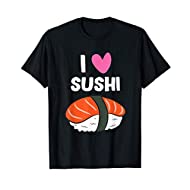 I Love Sushi Kawaii Sushi Sushi giapponese Maglietta