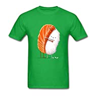 Larry Cute Sushi Hug Graphic T-Shirt da Unisex, Manica Corta, Classica, Maschi Sportiva