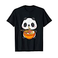 Maglietta ramen graziosa con panda
